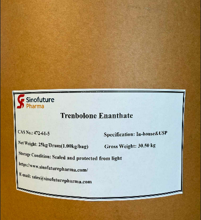 Suprepharmagroup مینوفیکچرر اور سپلائر - Testosterone Enanthate (CAS 315-37-7) فارما گریڈ API جس کی عالمی مارکیٹ میں مستحکم قیمت USD 420/kg–480/kg ہے۔ کلوگرام قیمت USD 480/kg، 100kg بلک قیمت USD 460/kg۔
